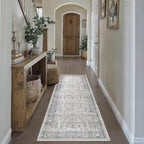 Vintage Living Room Area Rug Machine Washable