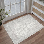 Vintage Living Room Area Rug Machine Washable