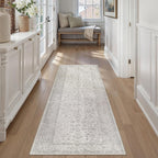 Vintage Living Room Area Rug Machine Washable