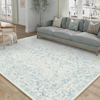Vintage Living Room Area Rug Machine Washable