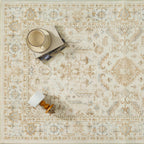 Vintage Living Room Area Rug Machine Washable