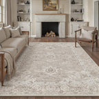 Vintage Living Room Area Rug Machine Washable