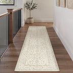 Vintage Living Room Area Rug Machine Washable