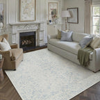 Vintage Living Room Area Rug Machine Washable