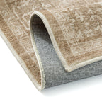 Vintage Living Room Area Rug Machine Washable