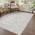 Vintage Living Room Area Rug Machine Washable