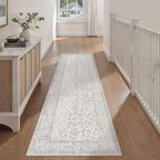 Vintage Living Room Area Rug Machine Washable