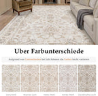 Vintage Living Room Area Rug Machine Washable