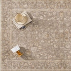 Vintage Living Room Area Rug Machine Washable