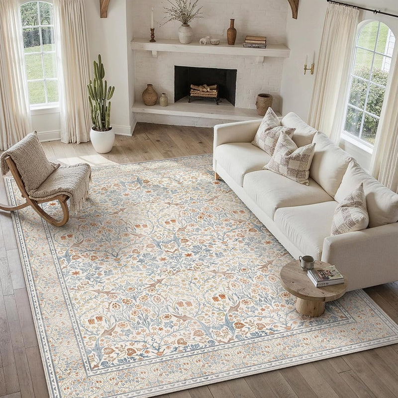 Vintage Rugs Living Room Rug Washable Carpet