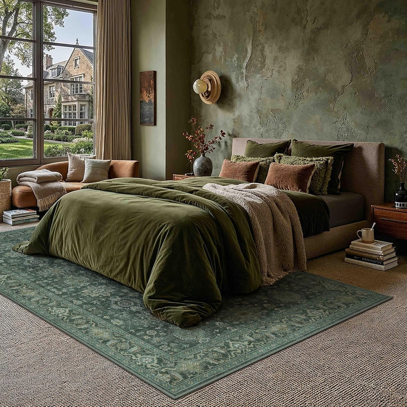 Vintage Rugs Living Room Rug Washable Carpet