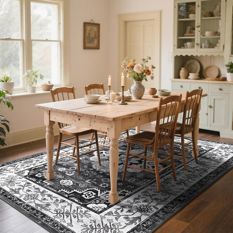Rugs Living Room Machine Washable Non Slip