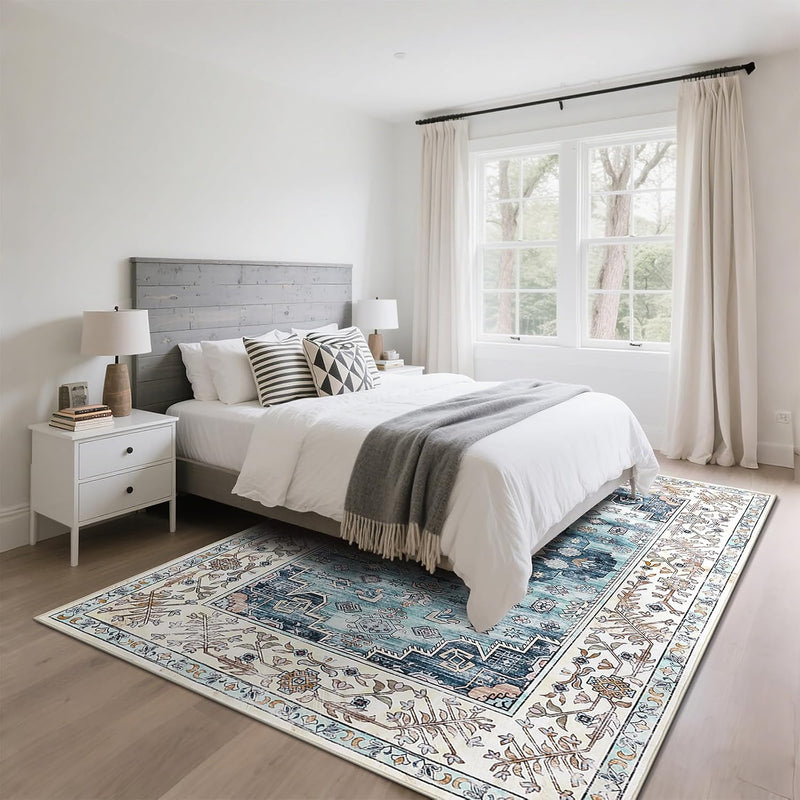 Rugs Living Room Machine Washable Non Slip