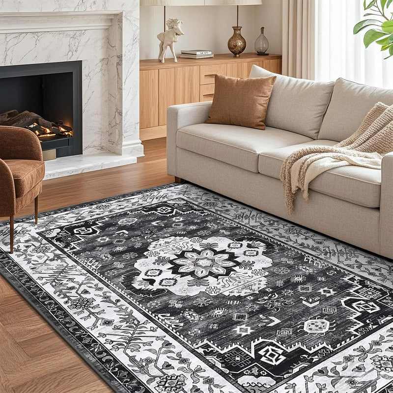 Rugs Living Room Machine Washable Non Slip