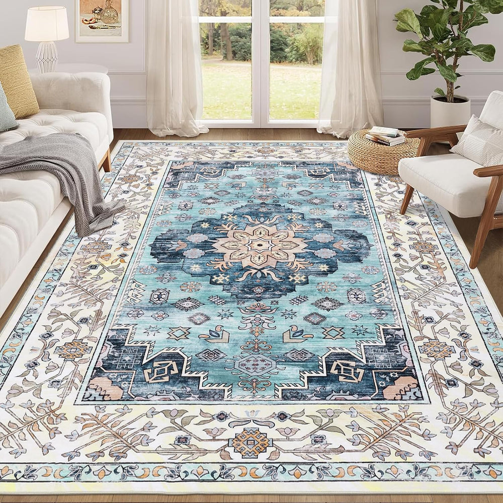 Rugs Living Room Machine Washable Non Slip