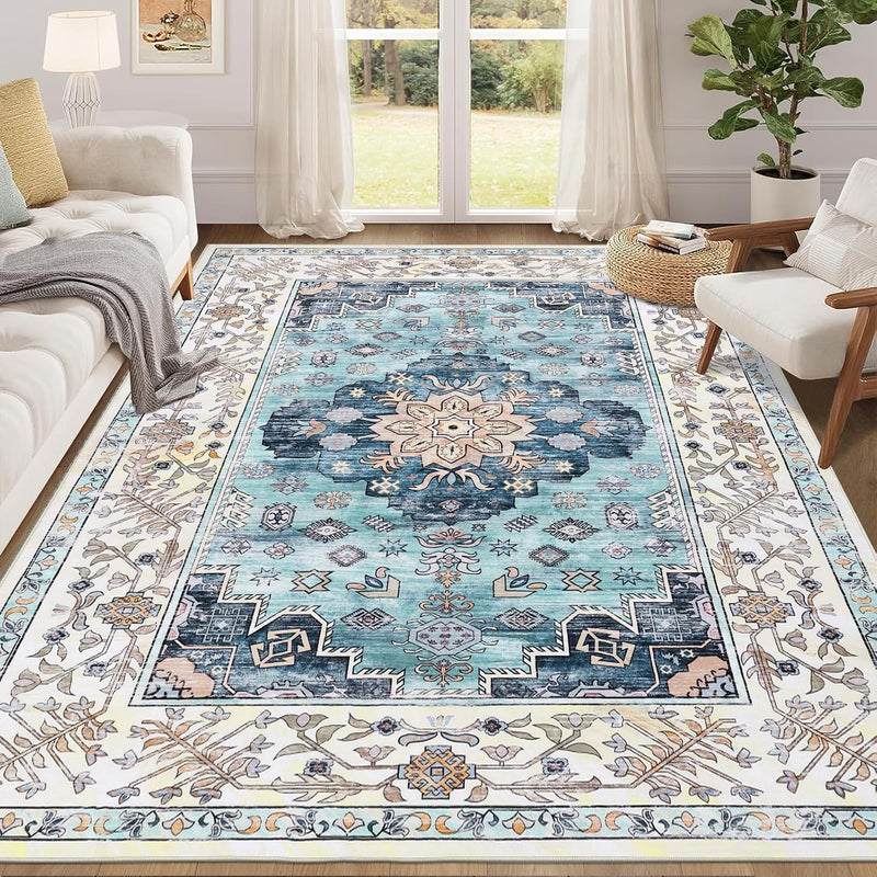 Rugs Living Room Machine Washable Non Slip