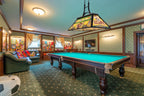 Vintage Pool Table Light 3-Light Rustic Billiards Chandelier