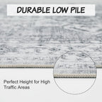 Vintage Rug160x230CM Washable Rugs Living Room Non Slip
