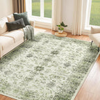 Vintage Rug160x230CM Washable Rugs Living Room Non Slip