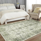 Vintage Rug160x230CM Washable Rugs Living Room Non Slip