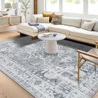 Vintage Rug160x230CM Washable Rugs Living Room Non Slip