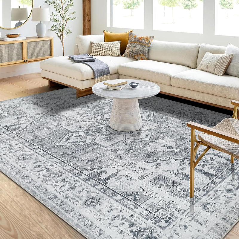 Vintage Rug160x230CM Washable Rugs Living Room Non Slip