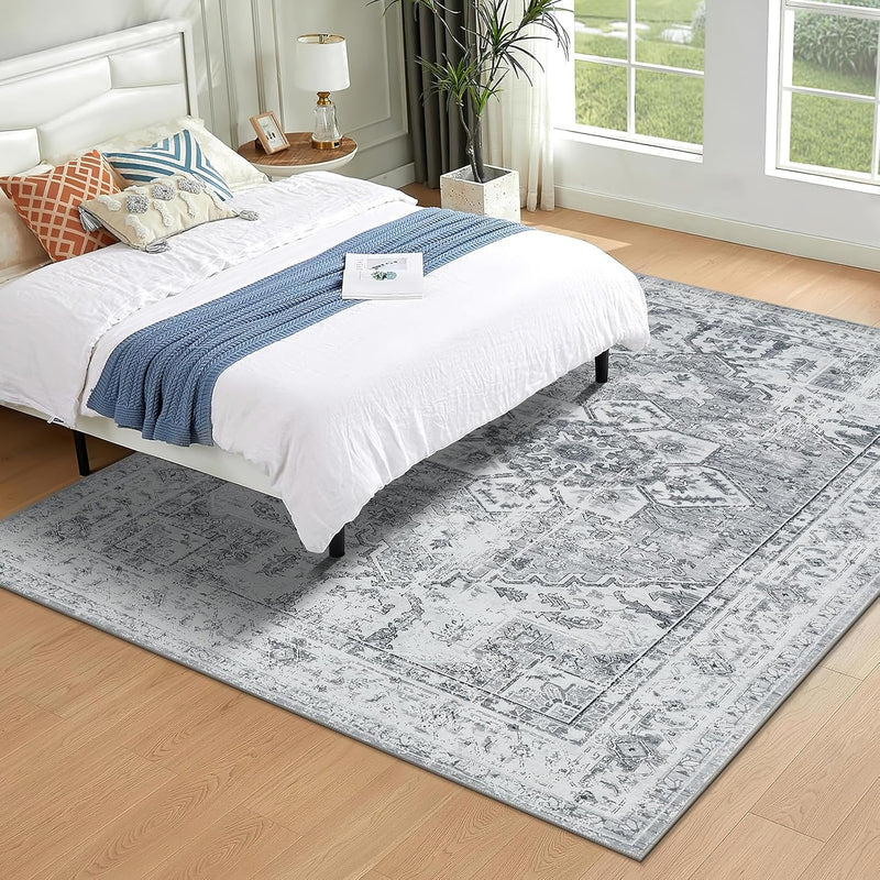 Vintage Rug160x230CM Washable Rugs Living Room Non Slip