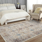 Vintage Rug160x230CM Washable Rugs Living Room Non Slip