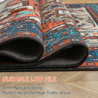 Vintage Rug160x230CM Washable Rugs Living Room Non Slip