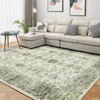 Vintage Rug160x230CM Washable Rugs Living Room Non Slip