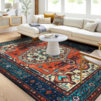 Vintage Rug160x230CM Washable Rugs Living Room Non Slip