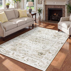 Vintage Rugs Living Room Washable Rug Boho