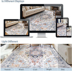 Vintage Rugs Living Room Washable Rug Boho