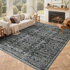 Vintage Rugs Living Room Washable Rug Boho