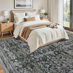 Vintage Rugs Living Room Washable Rug Boho