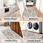 Vintage Rugs Living Room Washable Rug Boho