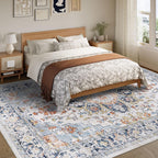 Vintage Rugs Living Room Washable Rug Boho