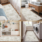 Vintage Rugs Living Room Washable Rug Boho
