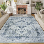 Vintage Rugs Living Room Washable Rug Boho