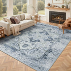 Vintage Rugs Living Room Washable Rug Boho