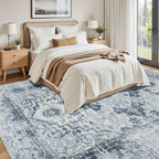 Vintage Rugs Living Room Washable Rug Boho