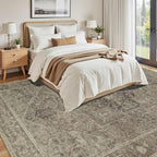 Vintage Rugs Living Room Washable Rug Boho