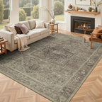 Vintage Rugs Living Room Washable Rug Boho