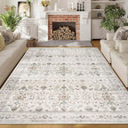 Vintage Rugs Living Room Washable Rug Boho
