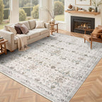 Vintage Rugs Living Room Washable Rug Boho