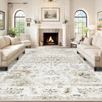 Vintage Rugs Living Room Washable Rug Boho