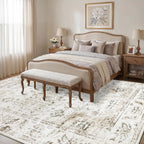 Vintage Rugs Living Room Washable Rug Boho