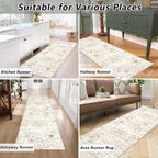 Vintage Rugs Living Room Washable Rug Boho