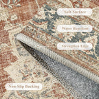 Vintage Rugs Living Room Area Rug Large