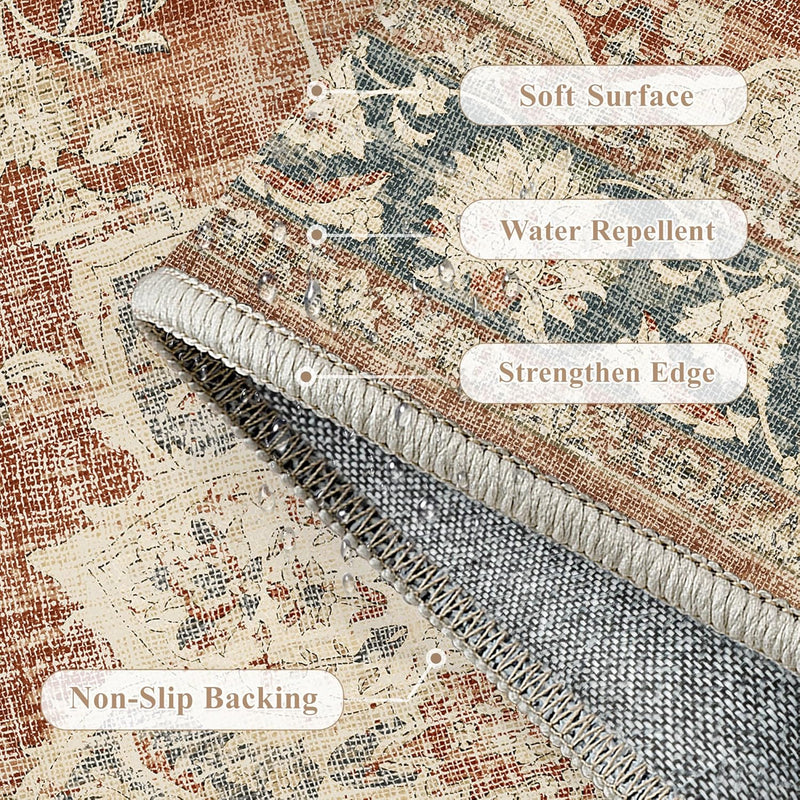 Vintage Rugs Living Room Area Rug Large